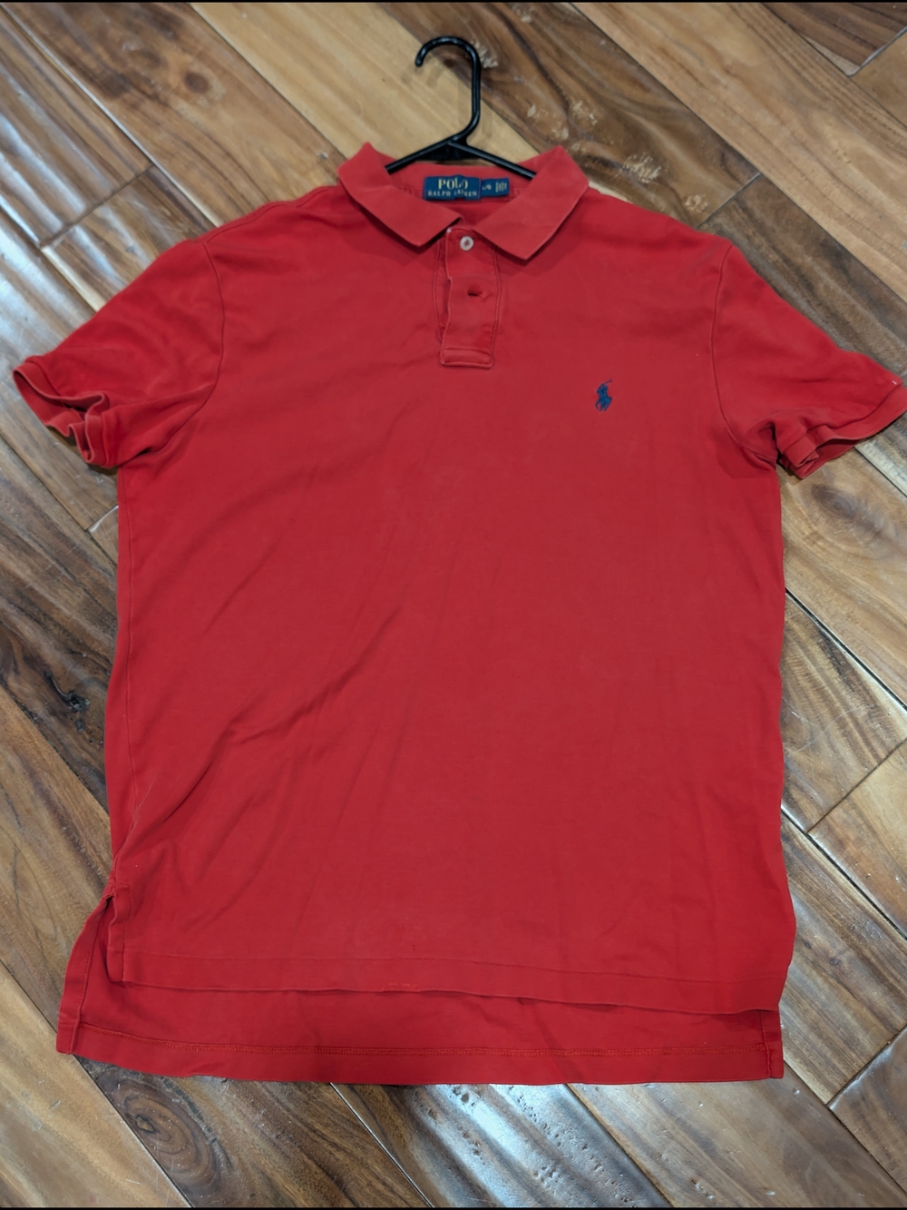 Polo by Ralph Lauren Men’s Red Polo with Navy Pony
